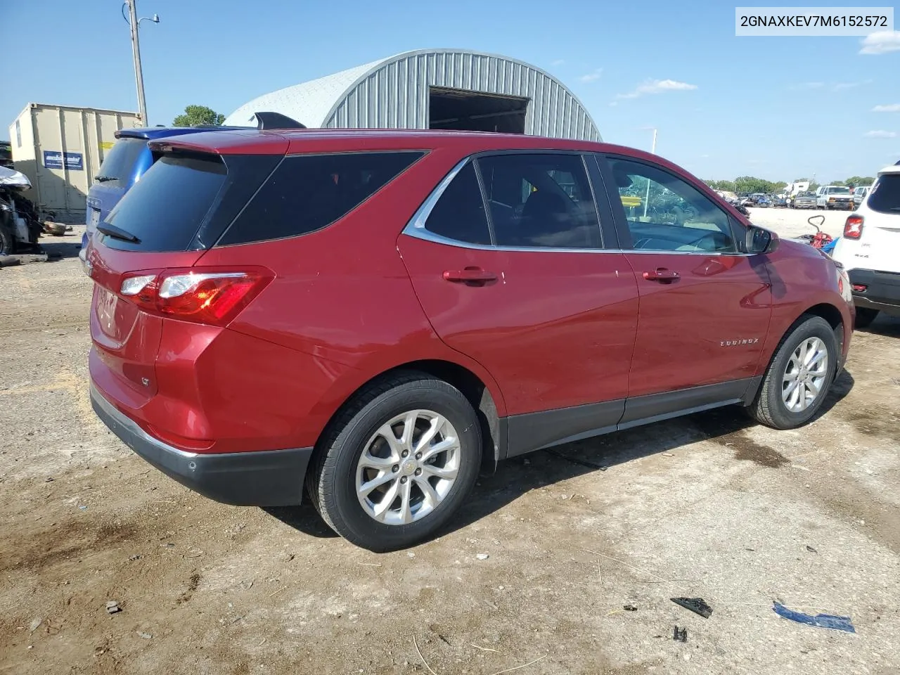 2021 Chevrolet Equinox Lt VIN: 2GNAXKEV7M6152572 Lot: 70047954