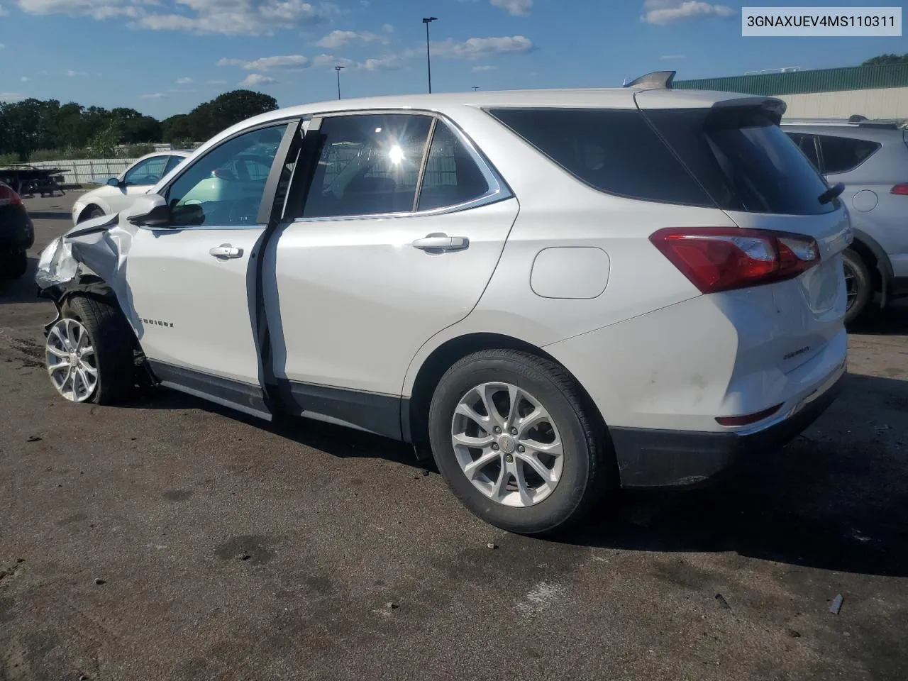 2021 Chevrolet Equinox Lt VIN: 3GNAXUEV4MS110311 Lot: 70183484