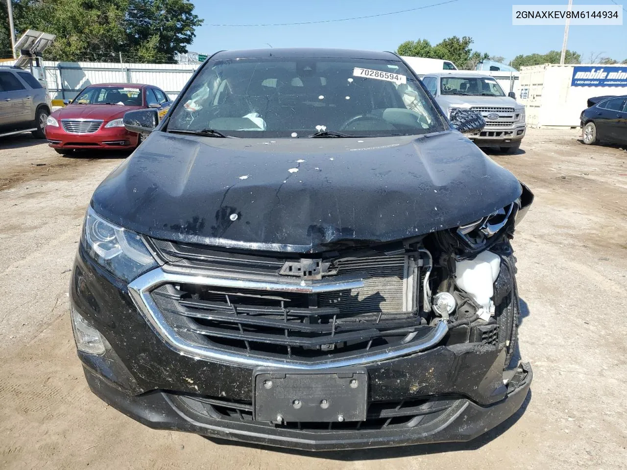 2021 Chevrolet Equinox Lt VIN: 2GNAXKEV8M6144934 Lot: 70286594