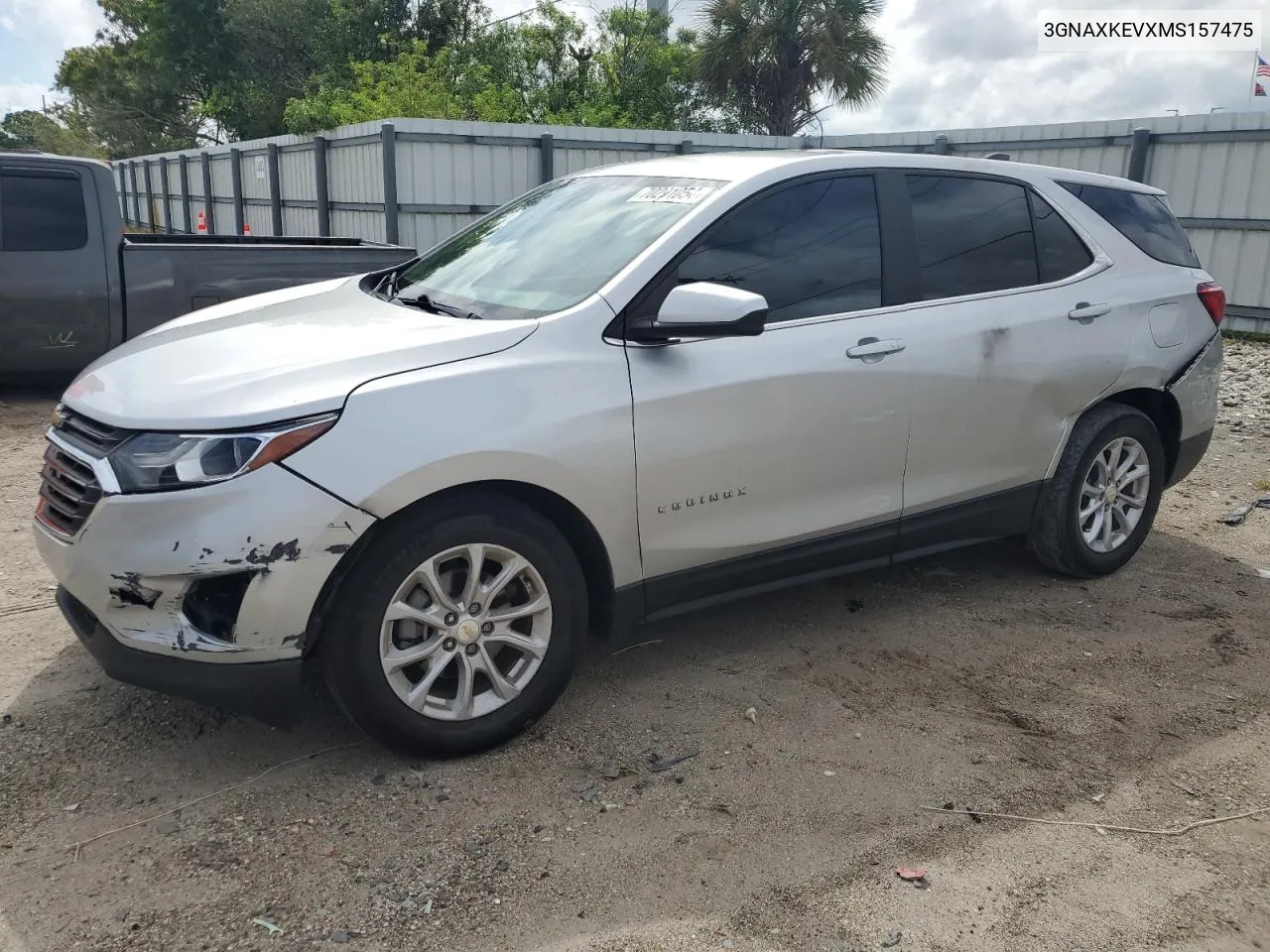 2021 Chevrolet Equinox Lt VIN: 3GNAXKEVXMS157475 Lot: 70291054