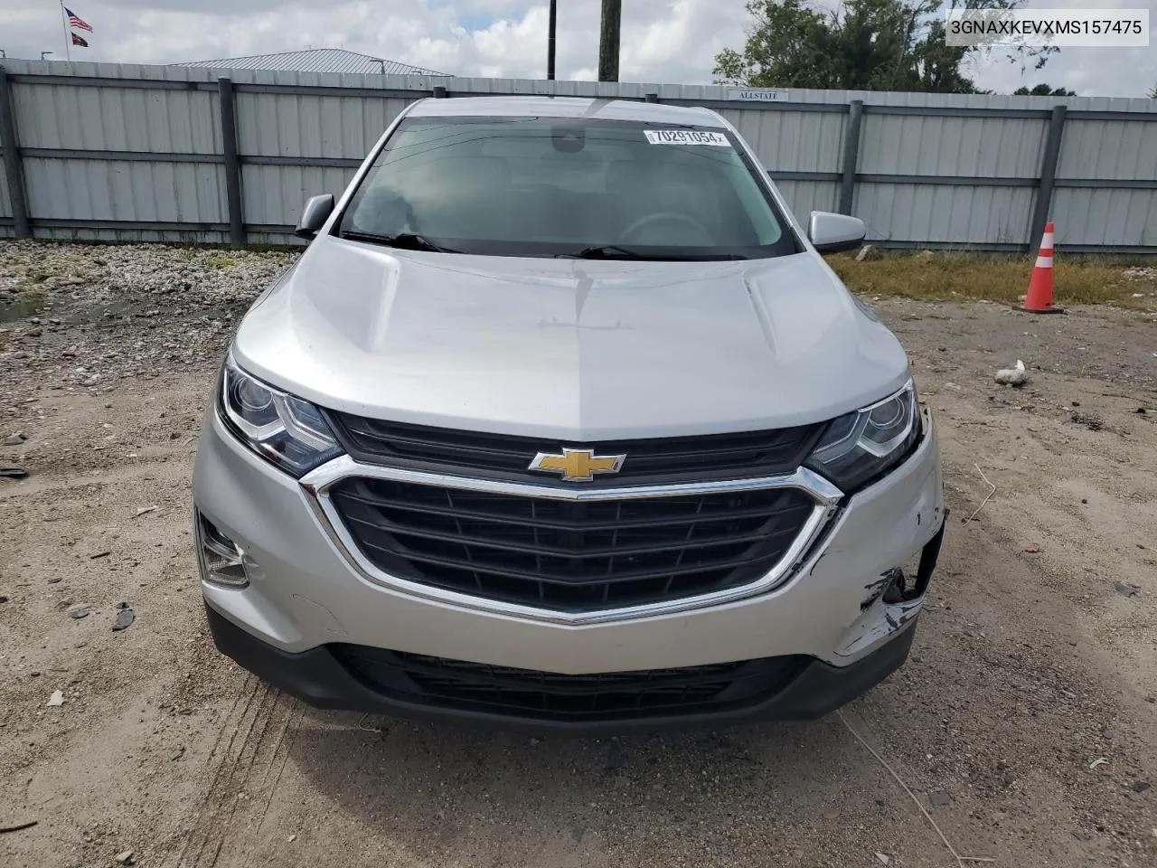 2021 Chevrolet Equinox Lt VIN: 3GNAXKEVXMS157475 Lot: 70291054