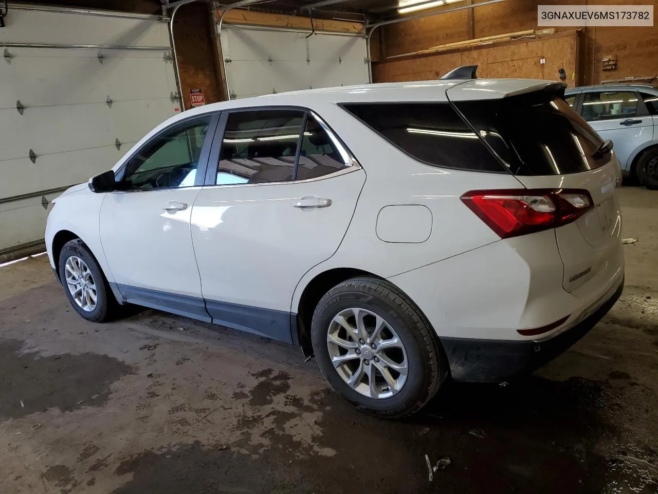 2021 Chevrolet Equinox Lt VIN: 3GNAXUEV6MS173782 Lot: 70300734