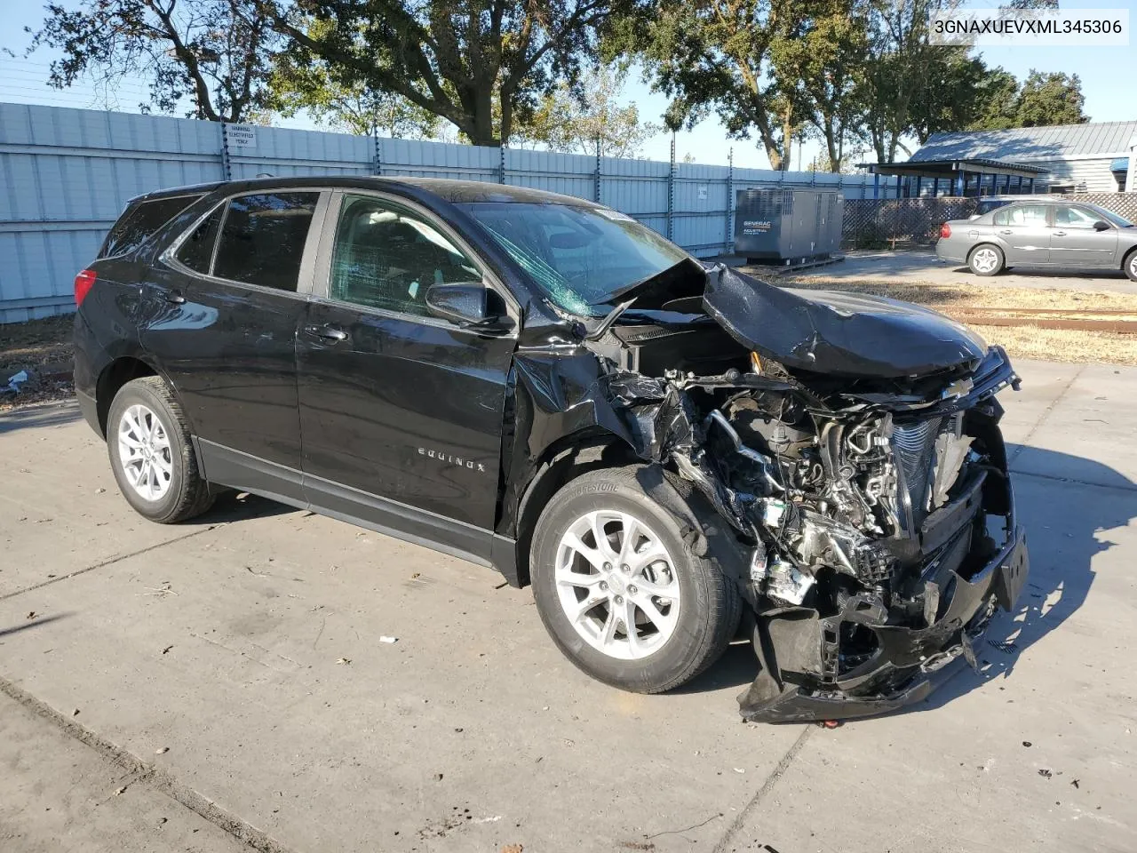 2021 Chevrolet Equinox Lt VIN: 3GNAXUEVXML345306 Lot: 70335244