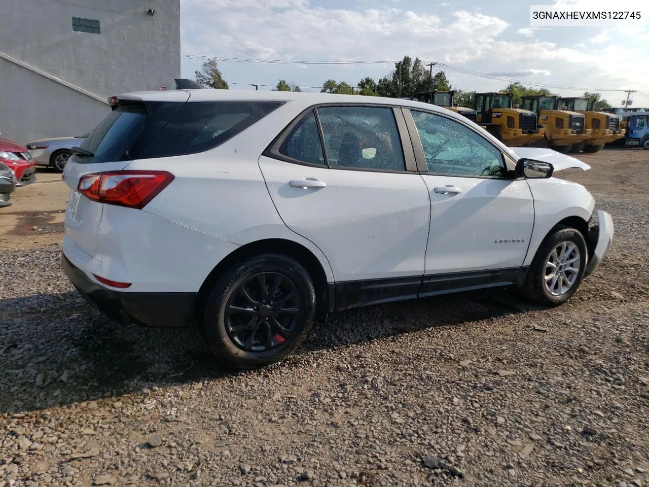 2021 Chevrolet Equinox Ls VIN: 3GNAXHEVXMS122745 Lot: 70472784