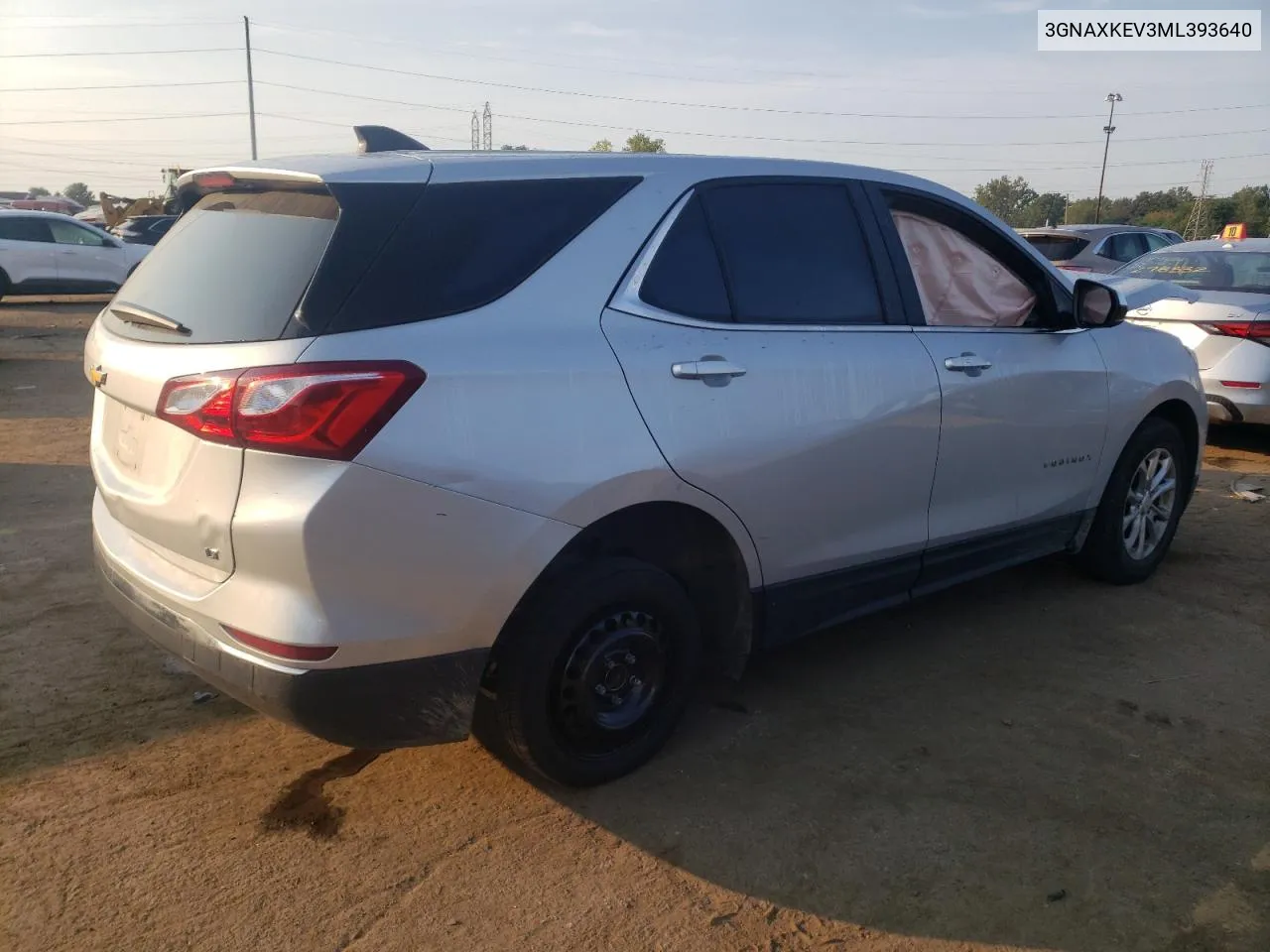 2021 Chevrolet Equinox Lt VIN: 3GNAXKEV3ML393640 Lot: 70488414