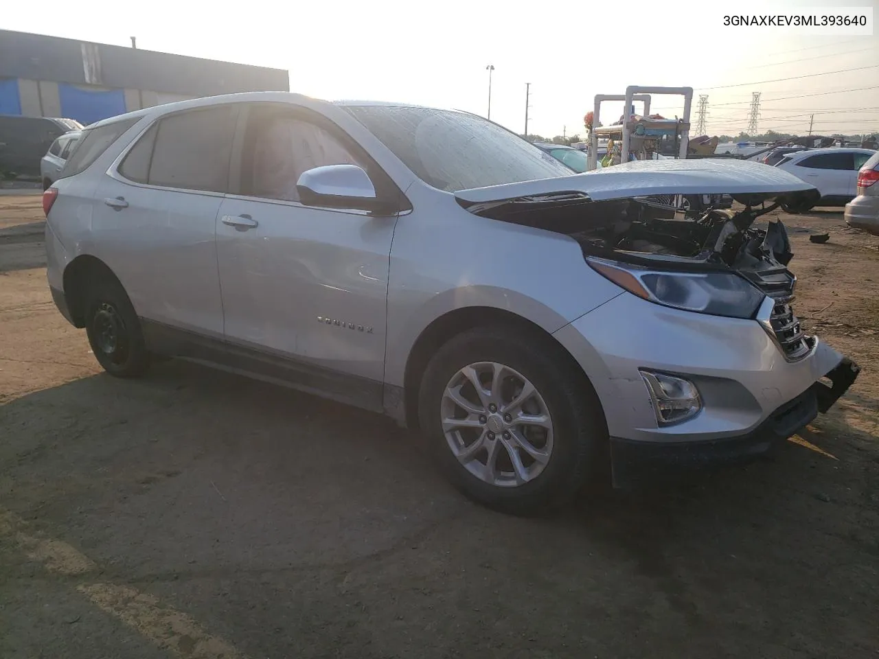 2021 Chevrolet Equinox Lt VIN: 3GNAXKEV3ML393640 Lot: 70488414