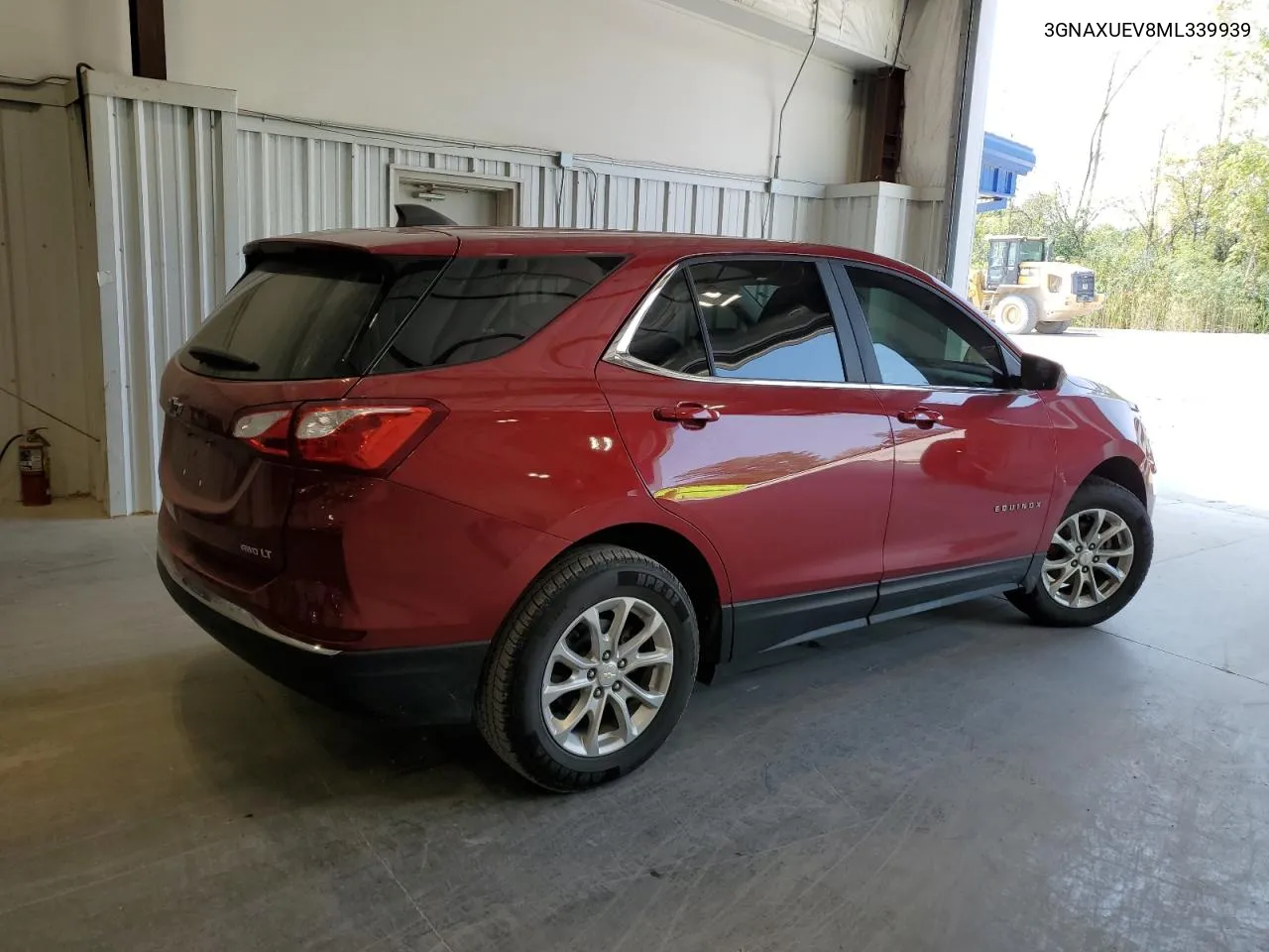 2021 Chevrolet Equinox Lt VIN: 3GNAXUEV8ML339939 Lot: 70671114