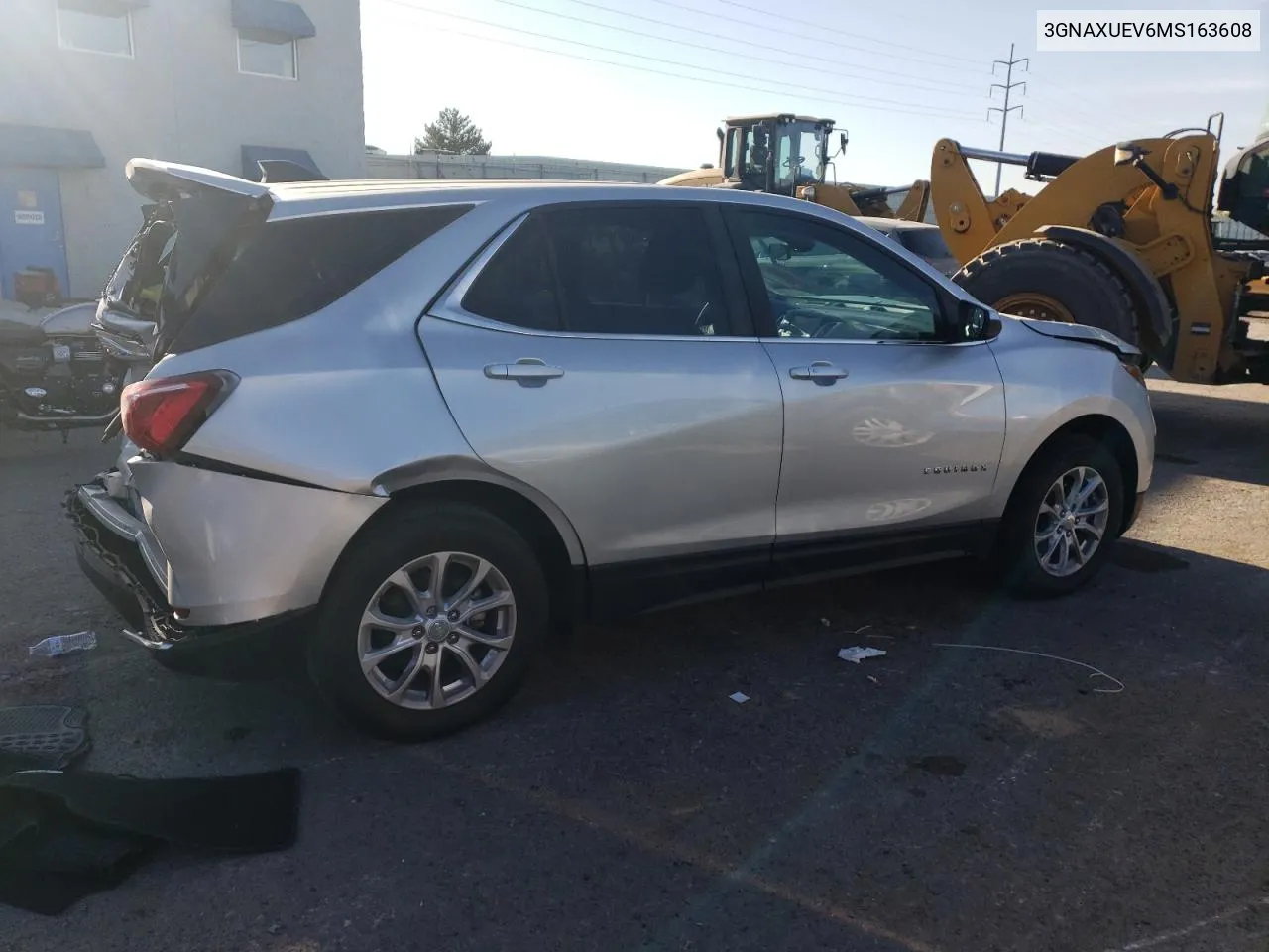 2021 Chevrolet Equinox Lt VIN: 3GNAXUEV6MS163608 Lot: 70685684