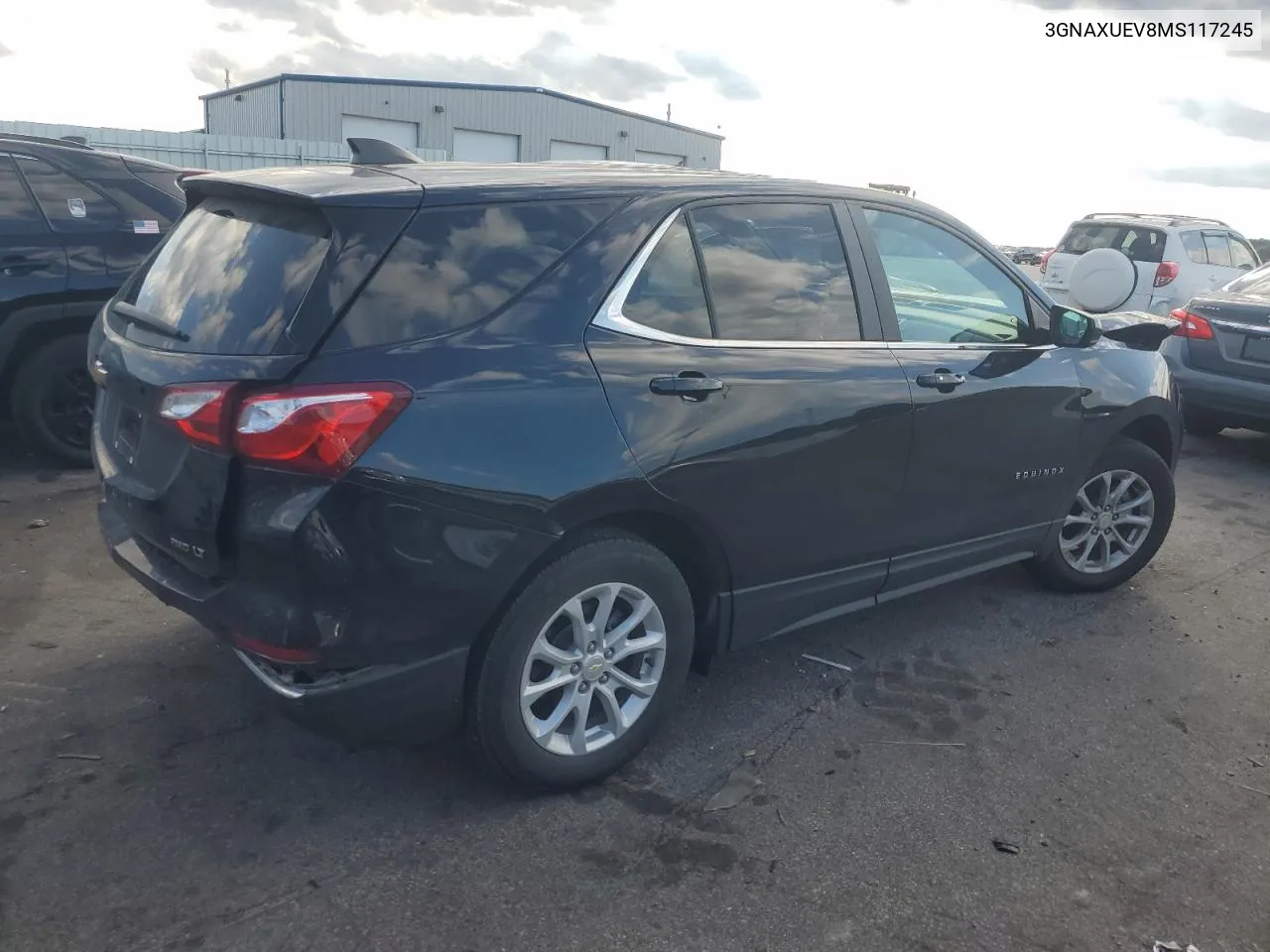 3GNAXUEV8MS117245 2021 Chevrolet Equinox Lt