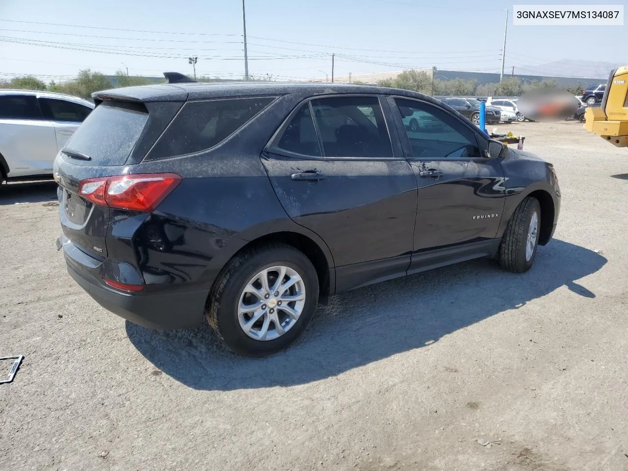 2021 Chevrolet Equinox Ls VIN: 3GNAXSEV7MS134087 Lot: 70806364