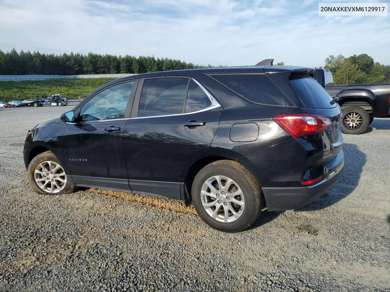 2021 Chevrolet Equinox Lt VIN: 2GNAXKEVXM6129917 Lot: 70827424