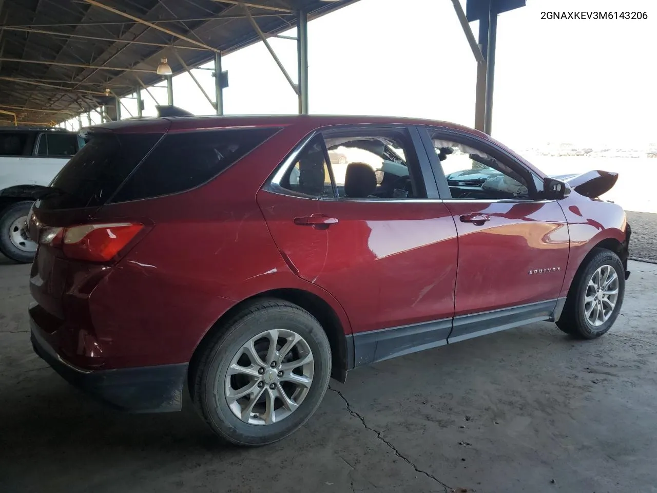 2021 Chevrolet Equinox Lt VIN: 2GNAXKEV3M6143206 Lot: 70845024