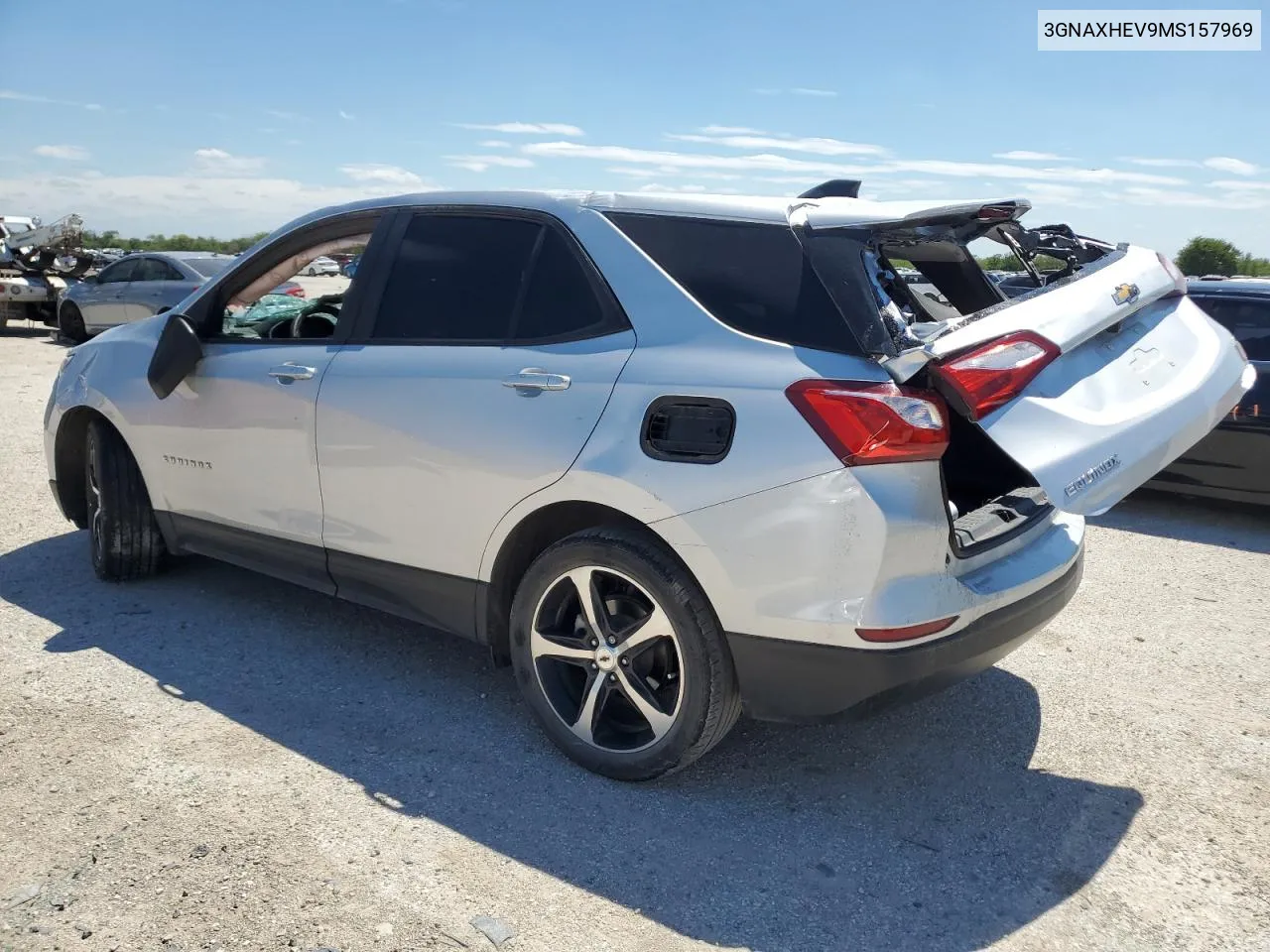 2021 Chevrolet Equinox Ls VIN: 3GNAXHEV9MS157969 Lot: 70853254