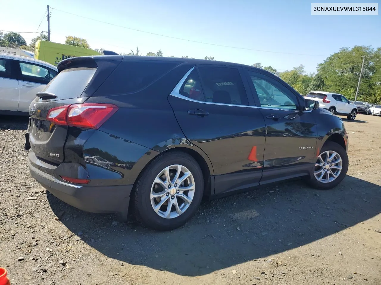 2021 Chevrolet Equinox Lt VIN: 3GNAXUEV9ML315844 Lot: 71161594