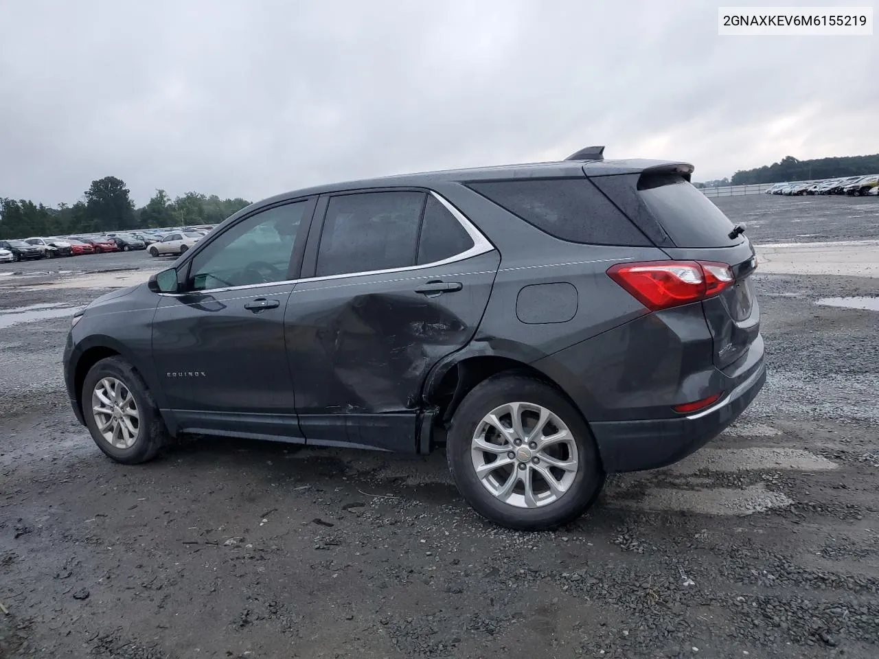 2021 Chevrolet Equinox Lt VIN: 2GNAXKEV6M6155219 Lot: 71211884