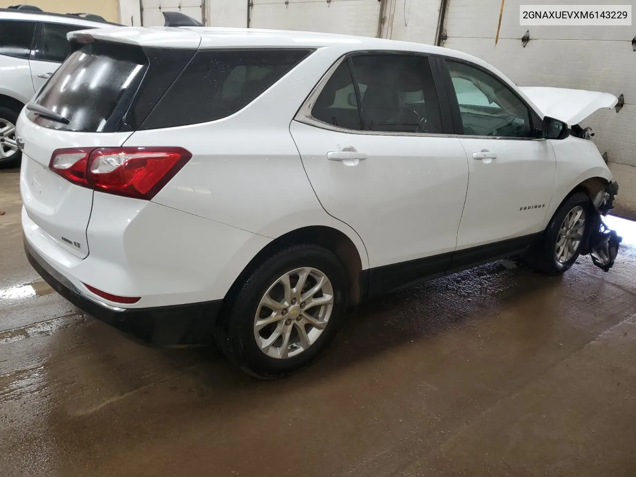 2021 Chevrolet Equinox Lt VIN: 2GNAXUEVXM6143229 Lot: 71465334