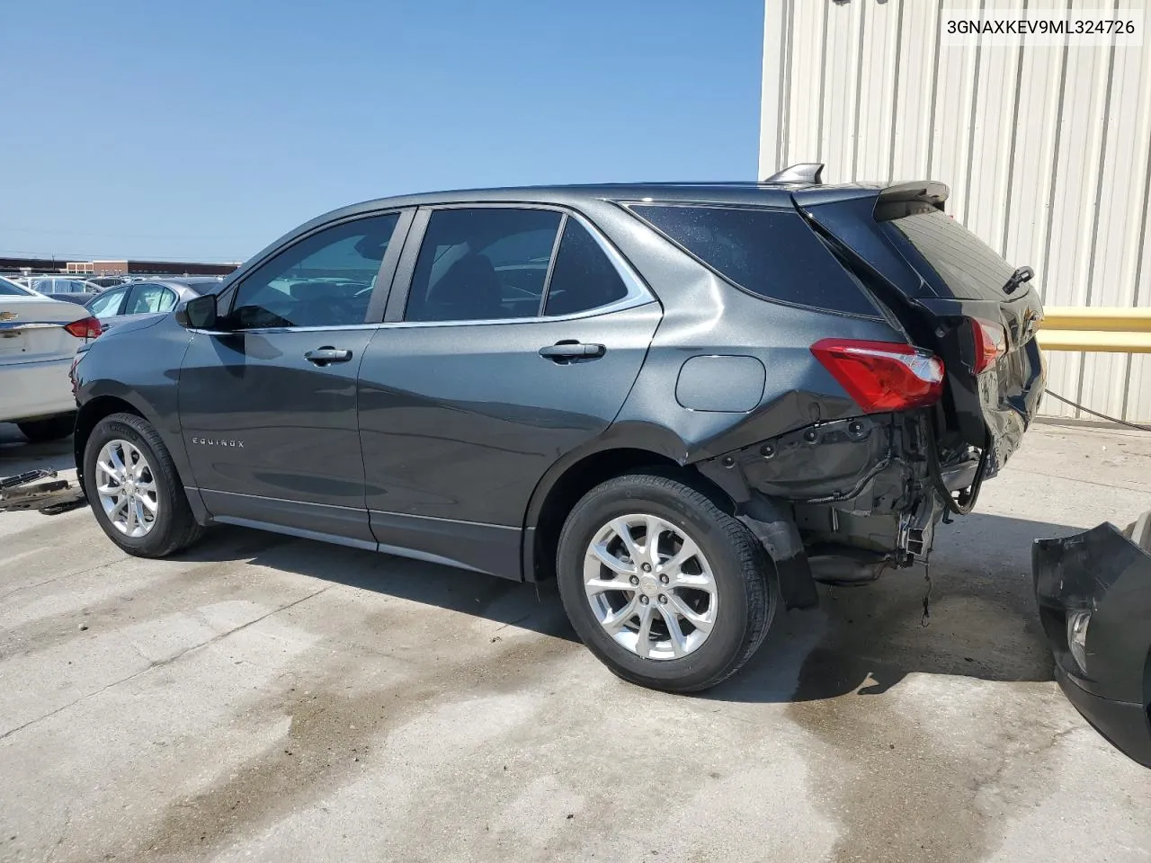 2021 Chevrolet Equinox Lt VIN: 3GNAXKEV9ML324726 Lot: 71598074