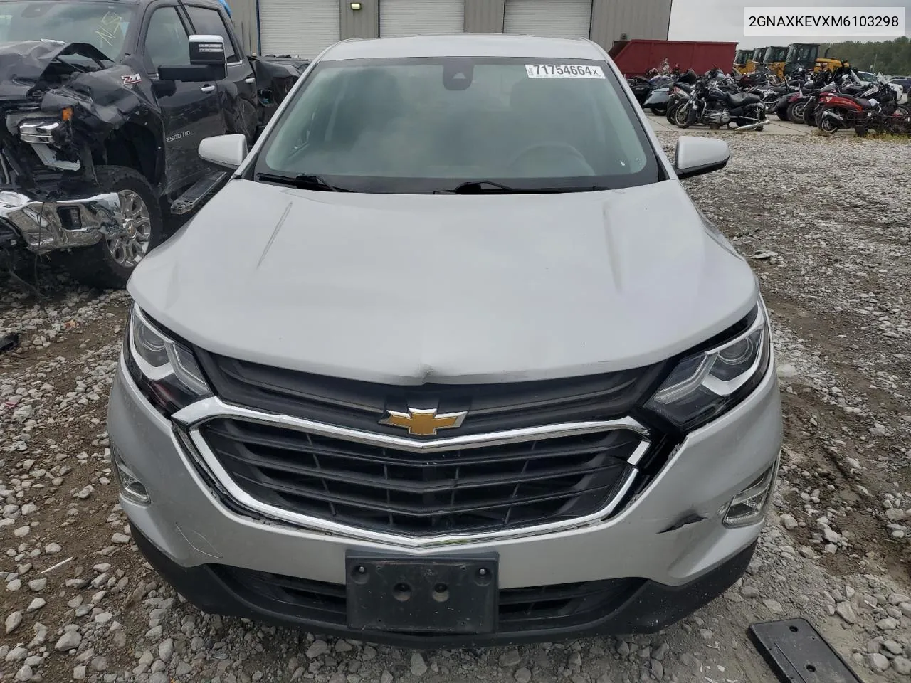 2021 Chevrolet Equinox Lt VIN: 2GNAXKEVXM6103298 Lot: 71754664