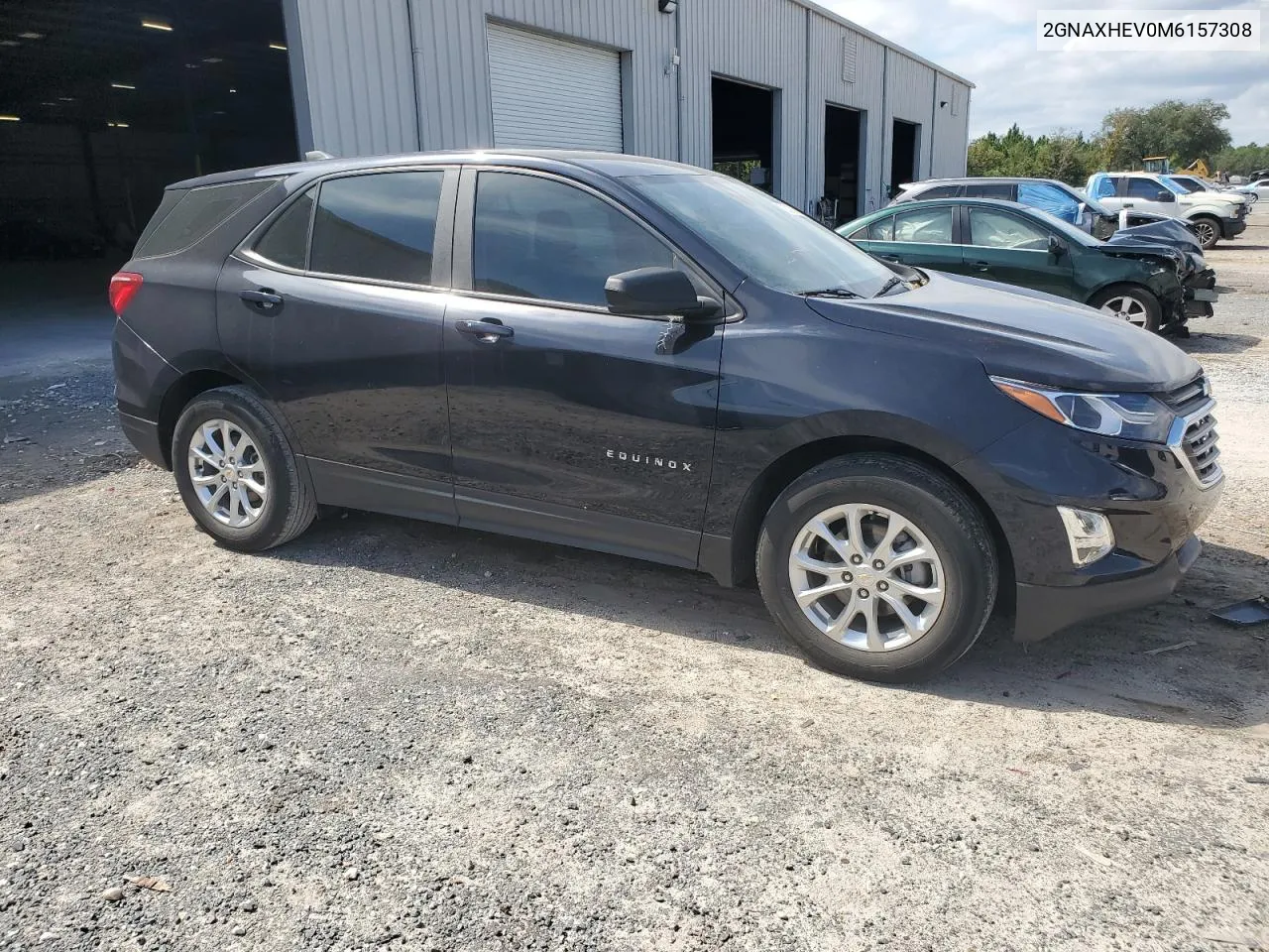 2021 Chevrolet Equinox Ls VIN: 2GNAXHEV0M6157308 Lot: 72028094