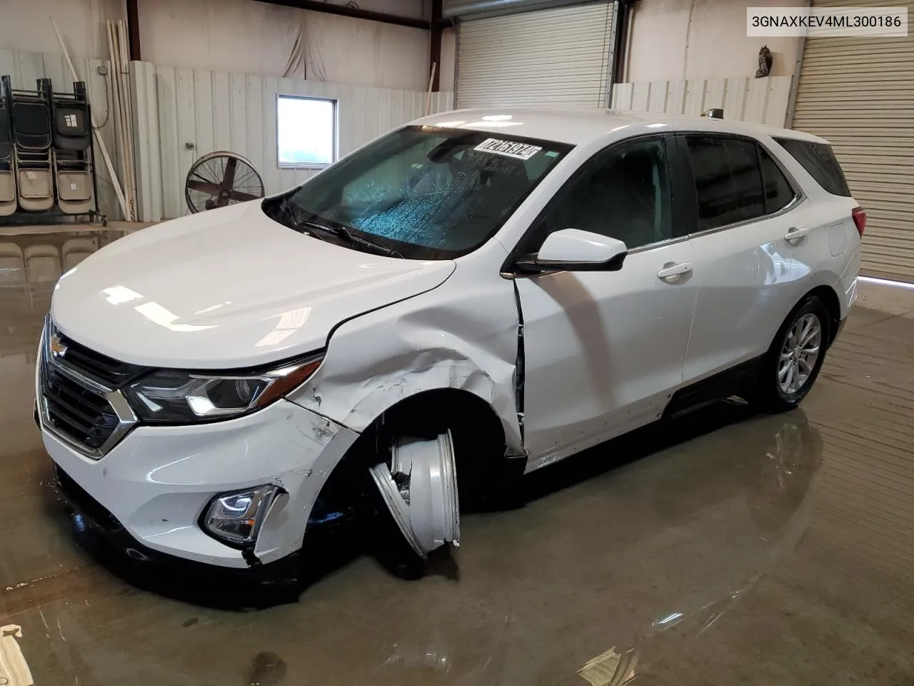 2021 Chevrolet Equinox Lt VIN: 3GNAXKEV4ML300186 Lot: 72161974