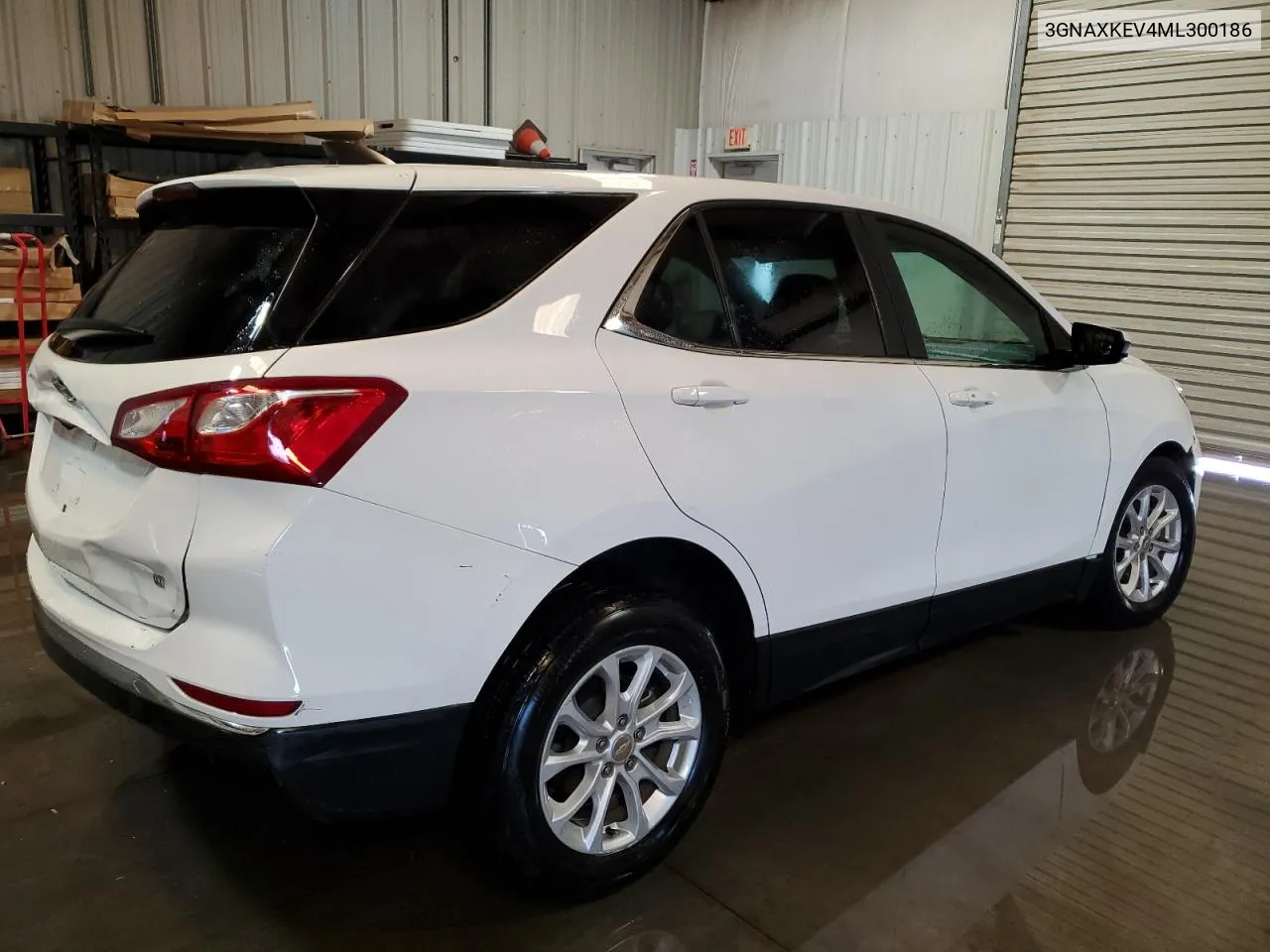 2021 Chevrolet Equinox Lt VIN: 3GNAXKEV4ML300186 Lot: 72161974