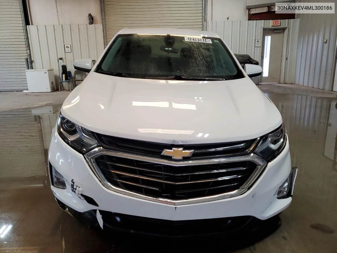 2021 Chevrolet Equinox Lt VIN: 3GNAXKEV4ML300186 Lot: 72161974