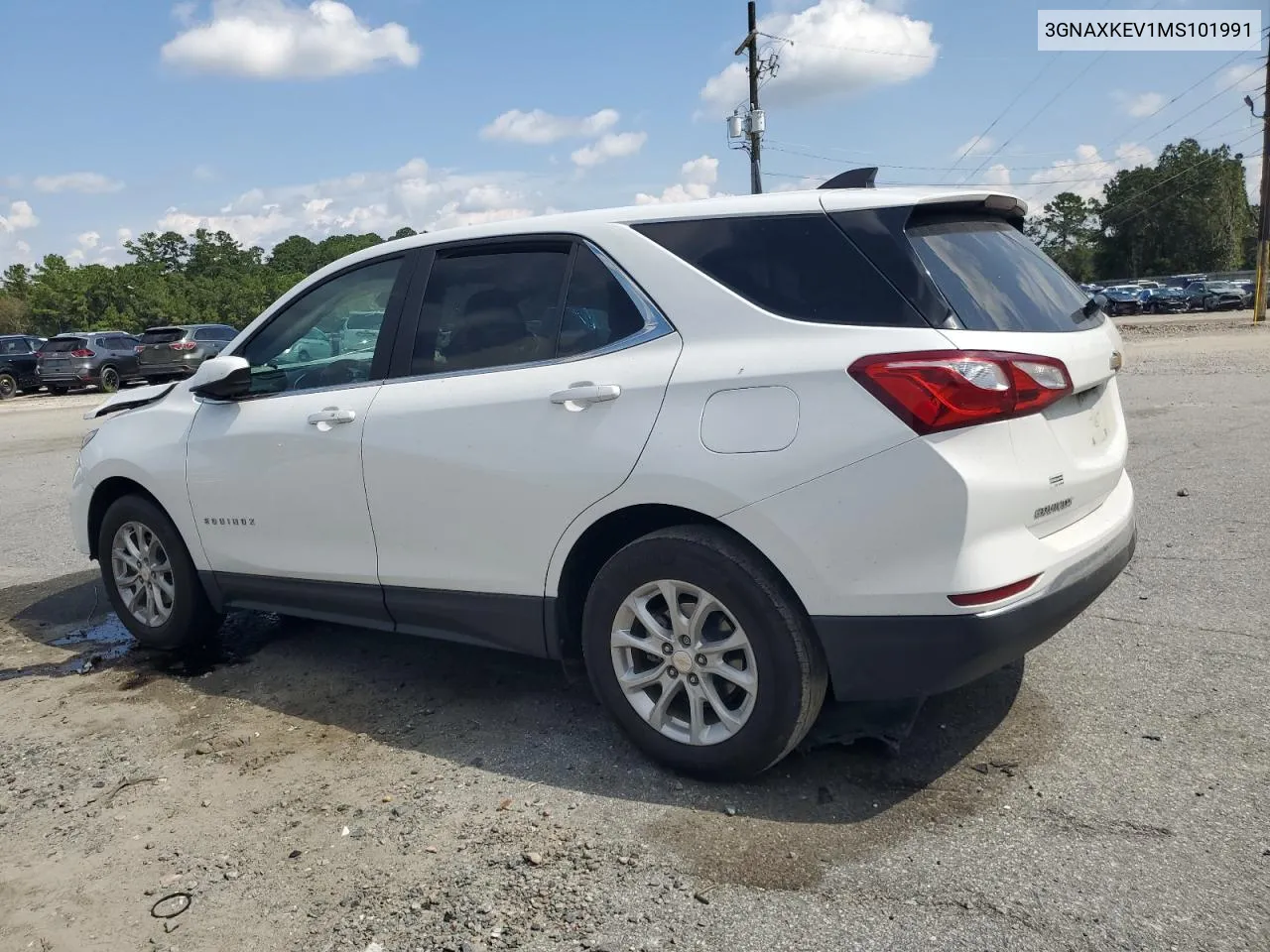 2021 Chevrolet Equinox Lt VIN: 3GNAXKEV1MS101991 Lot: 72240024