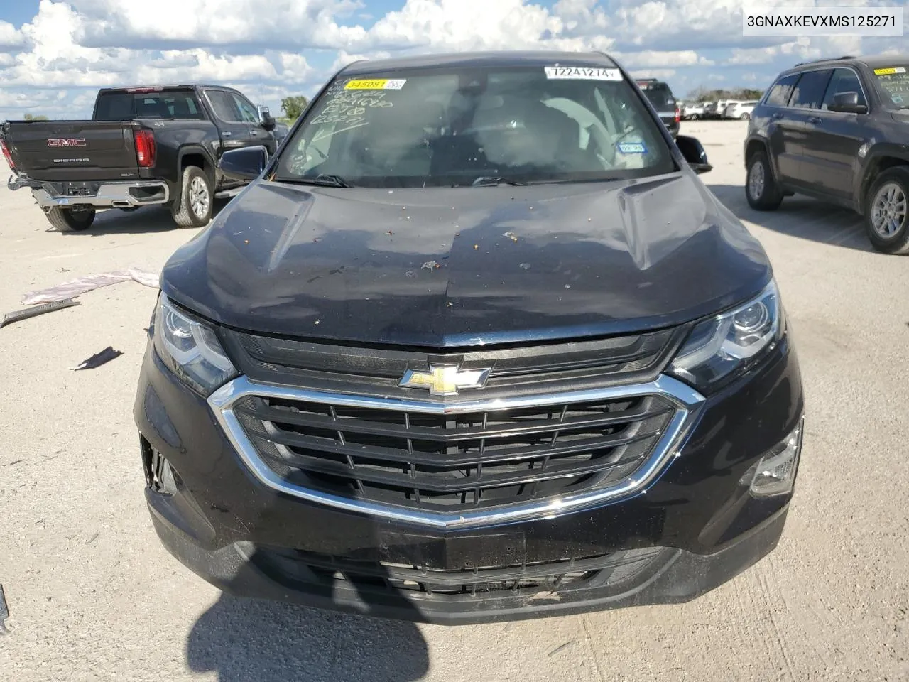 2021 Chevrolet Equinox Lt VIN: 3GNAXKEVXMS125271 Lot: 72241274