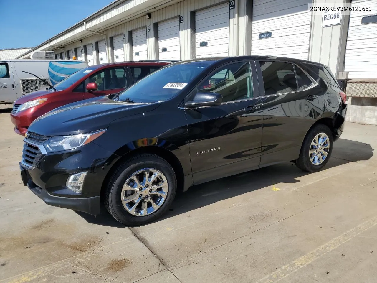 2021 Chevrolet Equinox Lt VIN: 2GNAXKEV3M6129659 Lot: 72633004