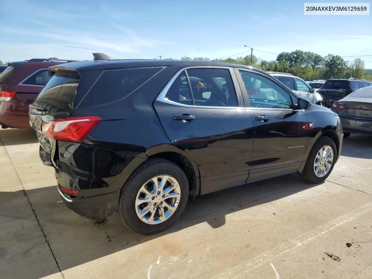 2021 Chevrolet Equinox Lt VIN: 2GNAXKEV3M6129659 Lot: 72633004