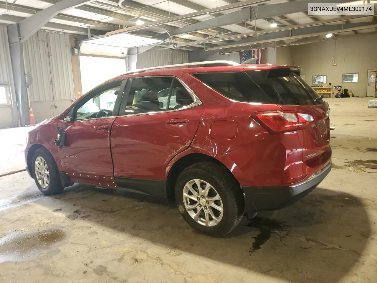 2021 Chevrolet Equinox Lt VIN: 3GNAXUEV4ML309174 Lot: 72825554