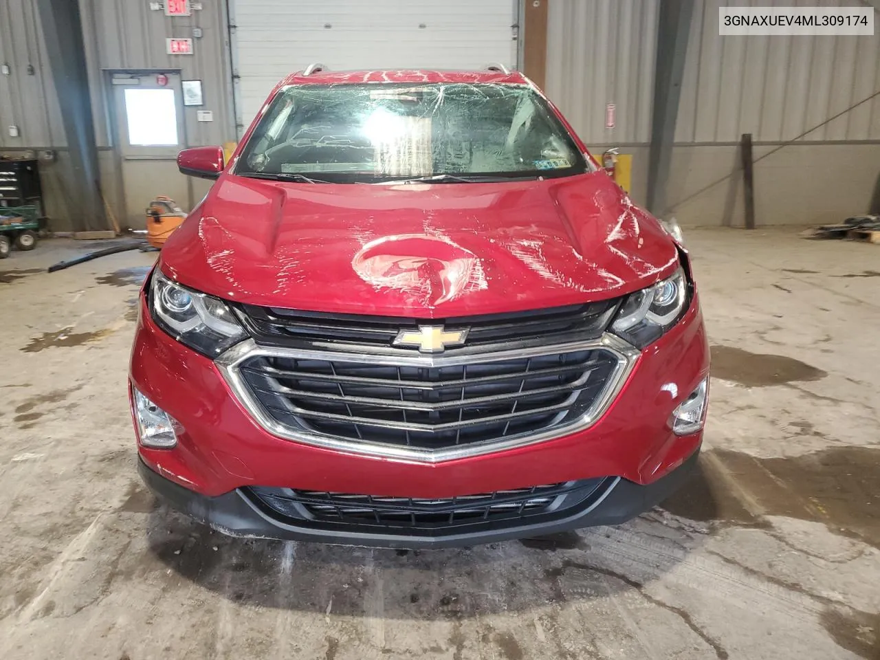 2021 Chevrolet Equinox Lt VIN: 3GNAXUEV4ML309174 Lot: 72825554