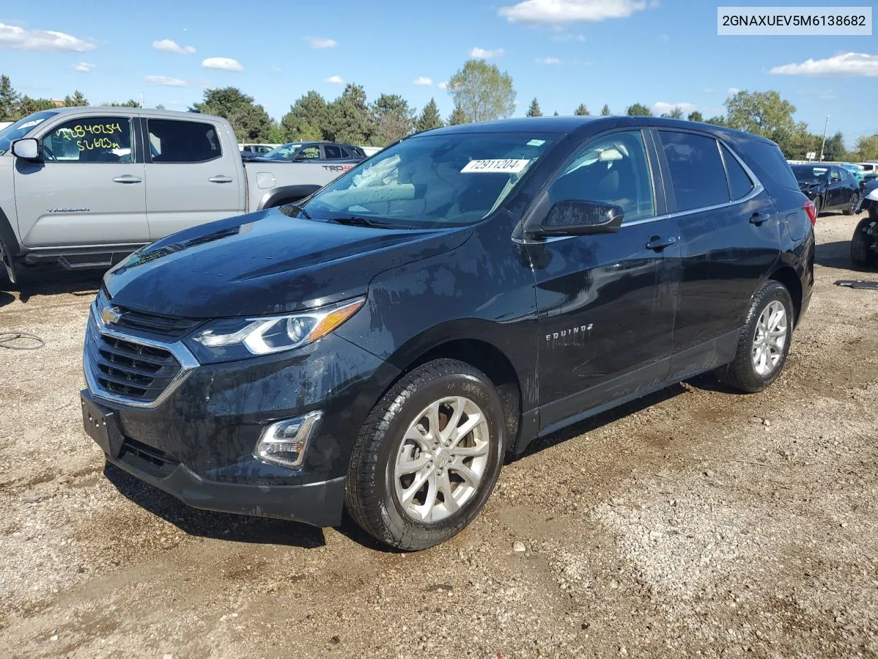 2021 Chevrolet Equinox Lt VIN: 2GNAXUEV5M6138682 Lot: 72911204