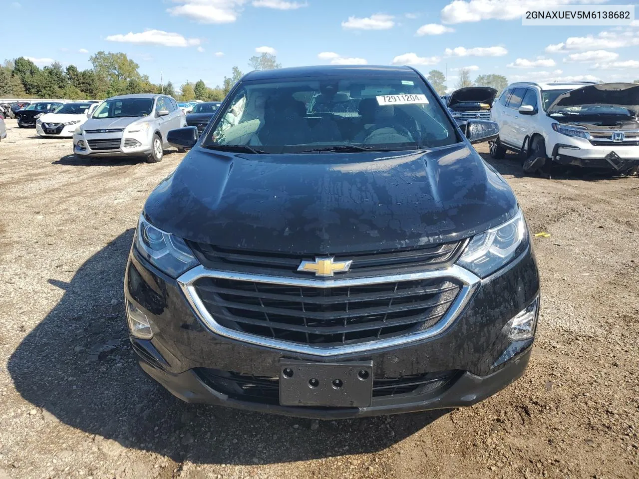 2021 Chevrolet Equinox Lt VIN: 2GNAXUEV5M6138682 Lot: 72911204