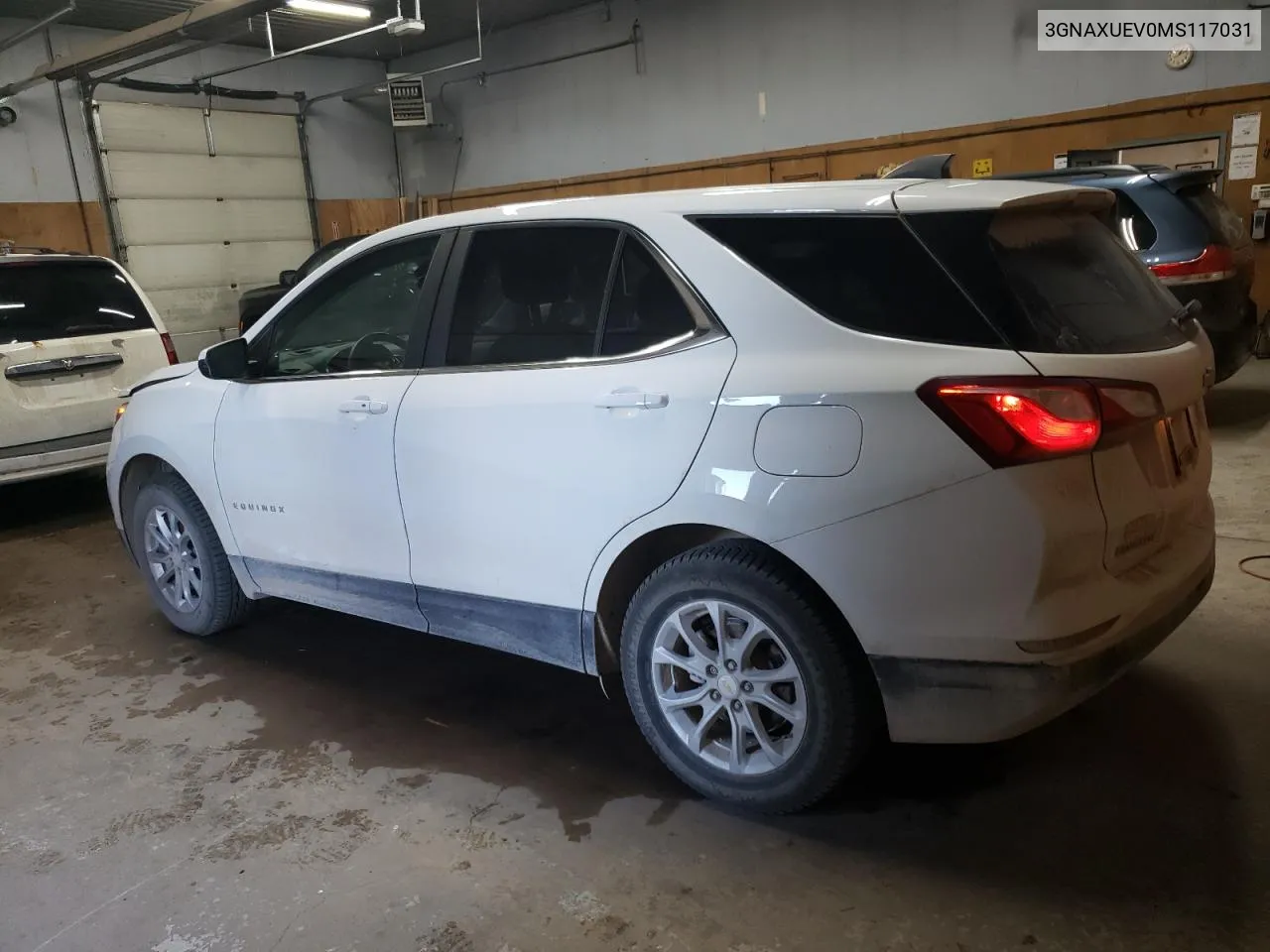 2021 Chevrolet Equinox Lt VIN: 3GNAXUEV0MS117031 Lot: 72923104