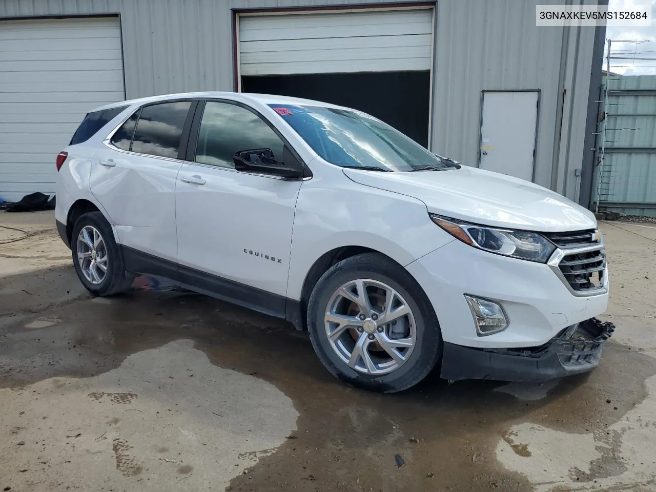 2021 Chevrolet Equinox Lt VIN: 3GNAXKEV5MS152684 Lot: 72957934