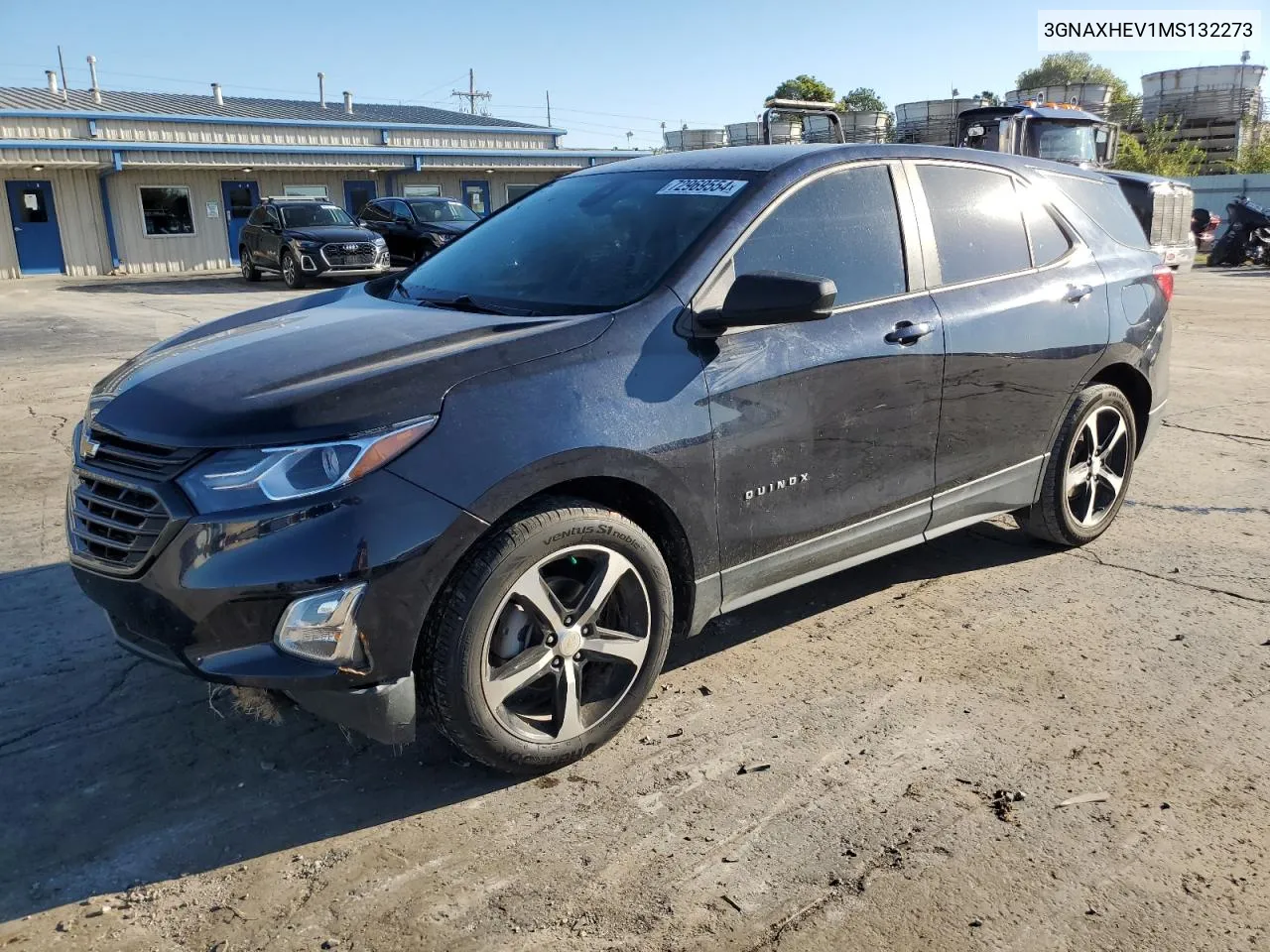 2021 Chevrolet Equinox Ls VIN: 3GNAXHEV1MS132273 Lot: 72969554