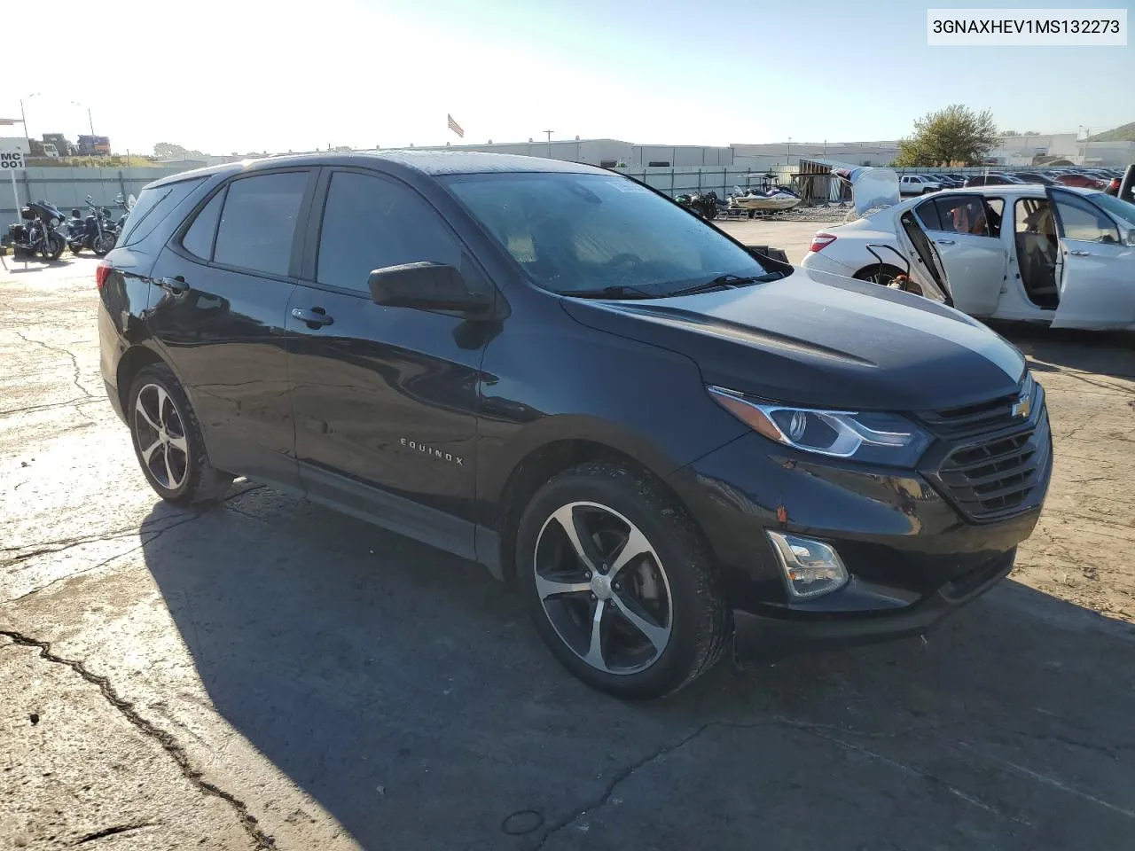 2021 Chevrolet Equinox Ls VIN: 3GNAXHEV1MS132273 Lot: 72969554