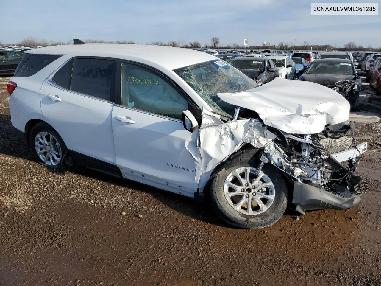 3GNAXUEV9ML361285 2021 Chevrolet Equinox Lt