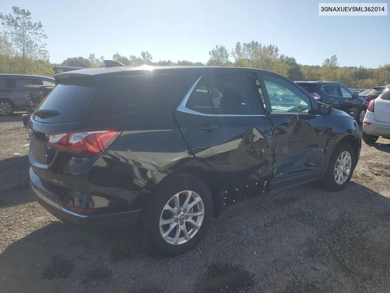 2021 Chevrolet Equinox Lt VIN: 3GNAXUEV5ML362014 Lot: 73136634