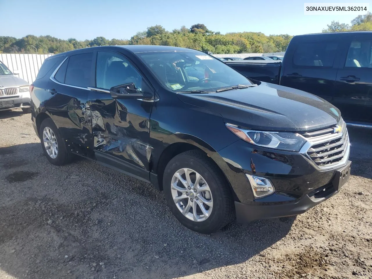 2021 Chevrolet Equinox Lt VIN: 3GNAXUEV5ML362014 Lot: 73136634