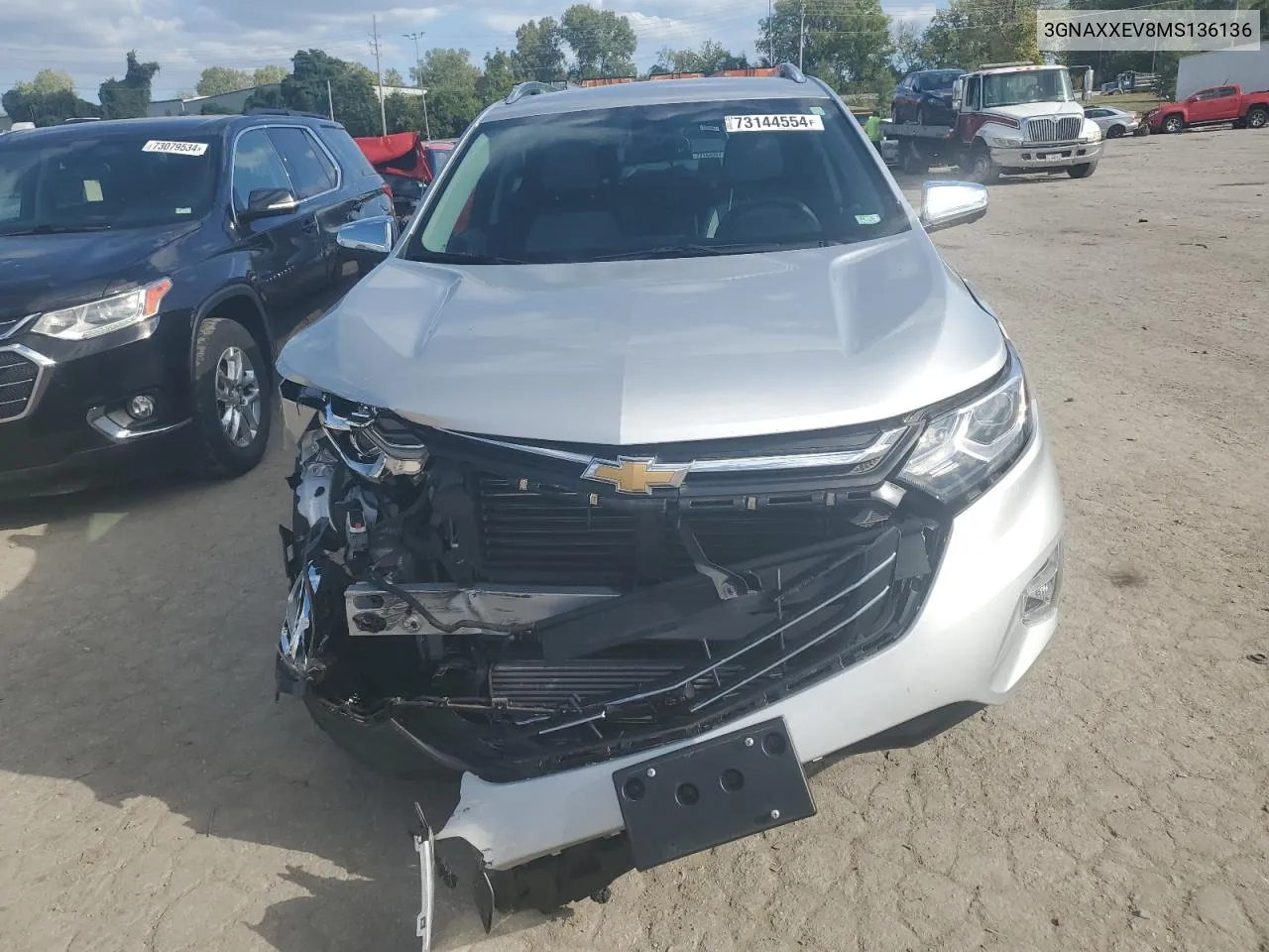 3GNAXXEV8MS136136 2021 Chevrolet Equinox Premier