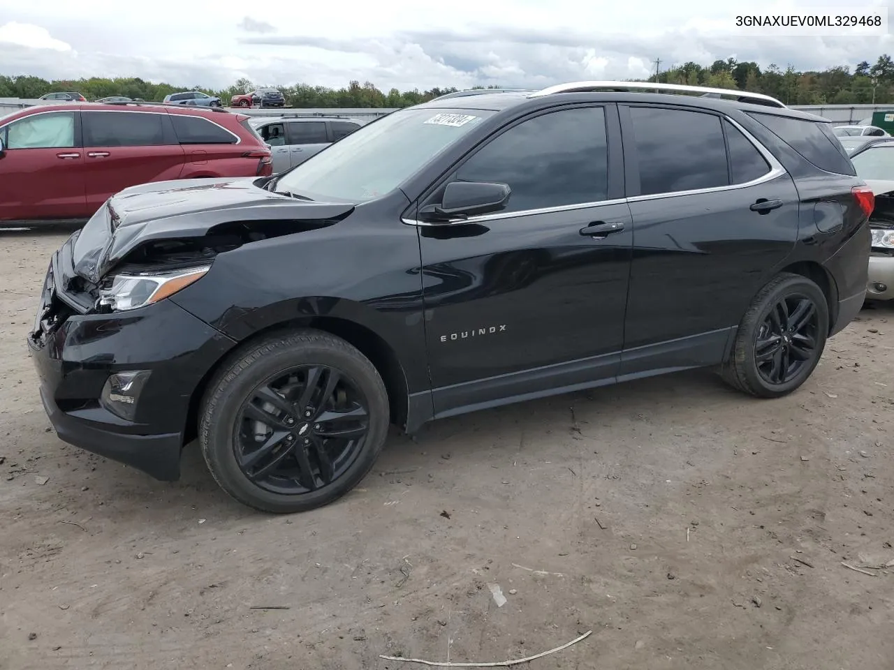 2021 Chevrolet Equinox Lt VIN: 3GNAXUEV0ML329468 Lot: 73211324