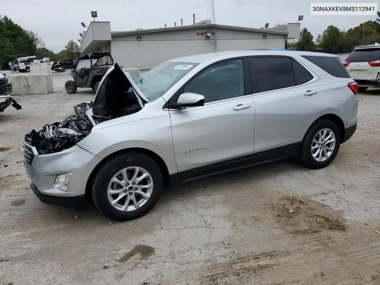 2021 Chevrolet Equinox Lt VIN: 3GNAXKEV8MS112941 Lot: 73350654