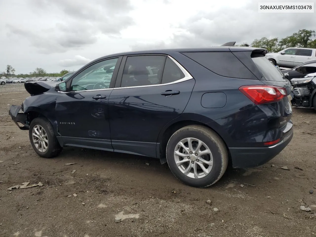 2021 Chevrolet Equinox Lt VIN: 3GNAXUEV5MS103478 Lot: 73368454