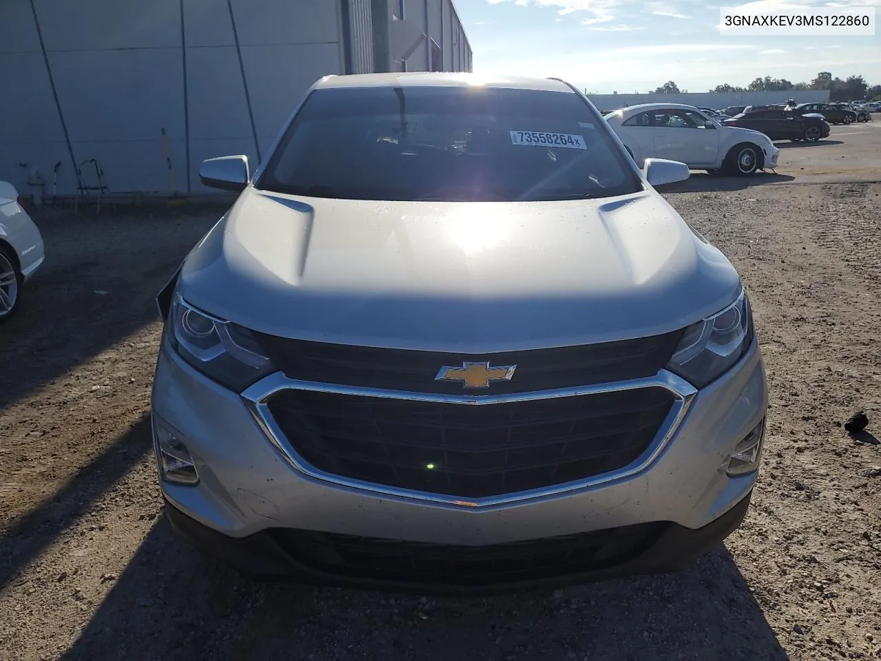 2021 Chevrolet Equinox Lt VIN: 3GNAXKEV3MS122860 Lot: 73558264