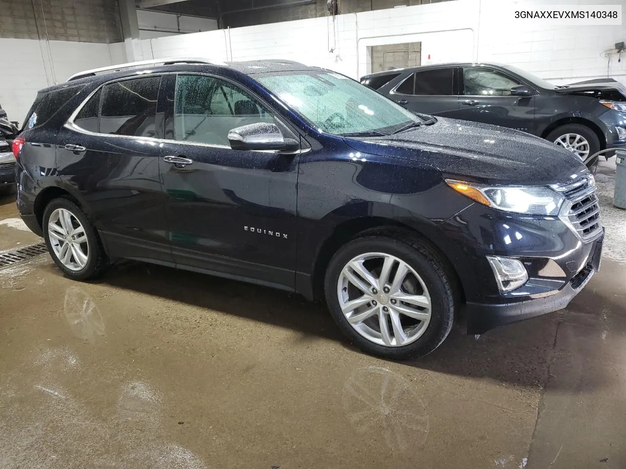 2021 Chevrolet Equinox Premier VIN: 3GNAXXEVXMS140348 Lot: 73566564