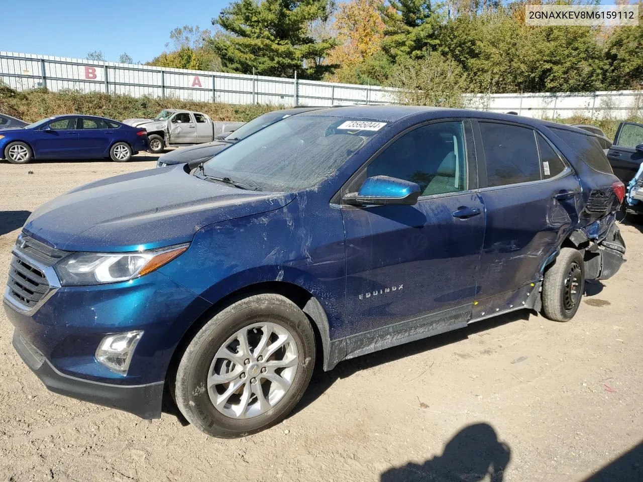 2021 Chevrolet Equinox Lt VIN: 2GNAXKEV8M6159112 Lot: 73595044