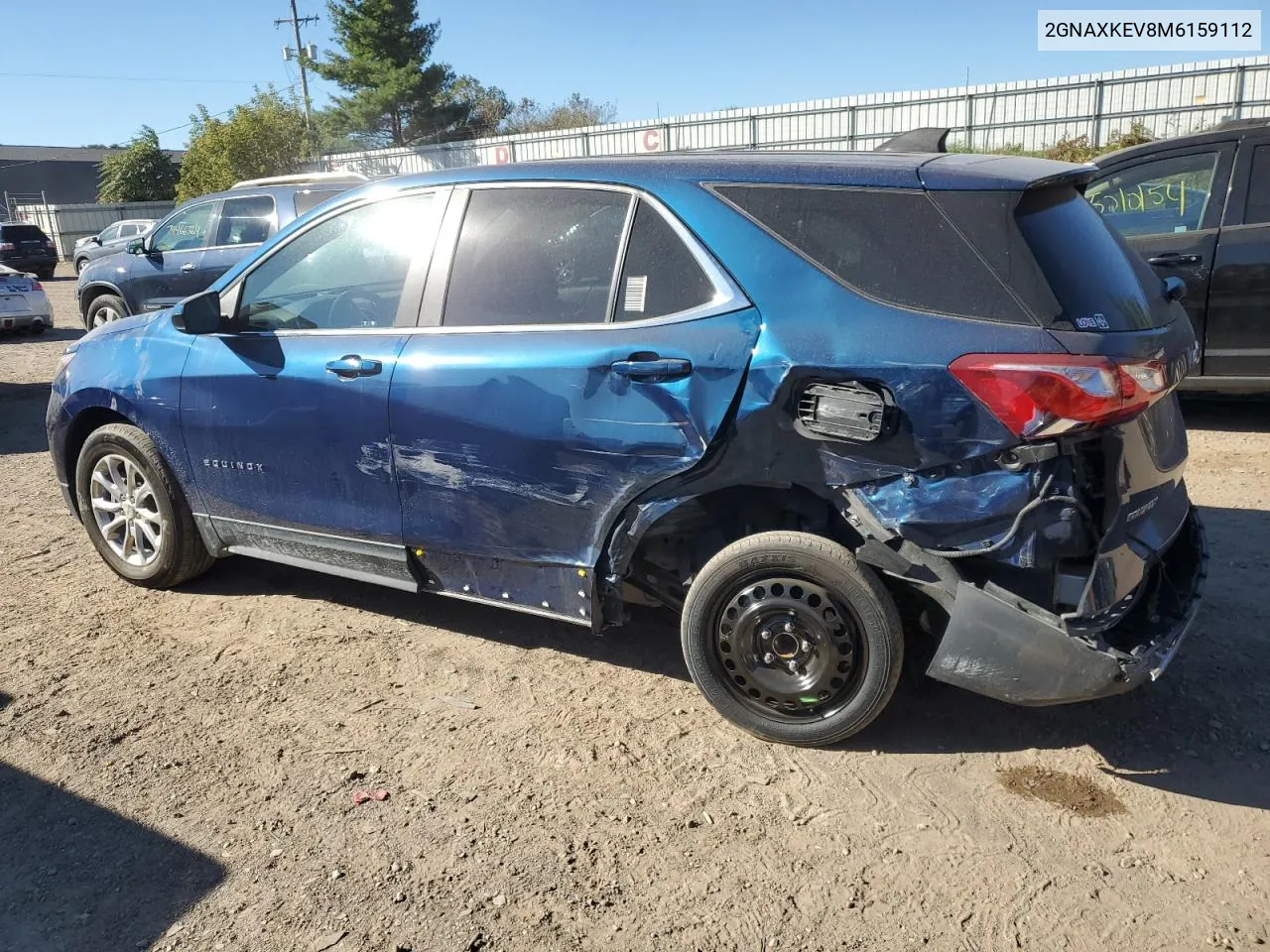 2021 Chevrolet Equinox Lt VIN: 2GNAXKEV8M6159112 Lot: 73595044