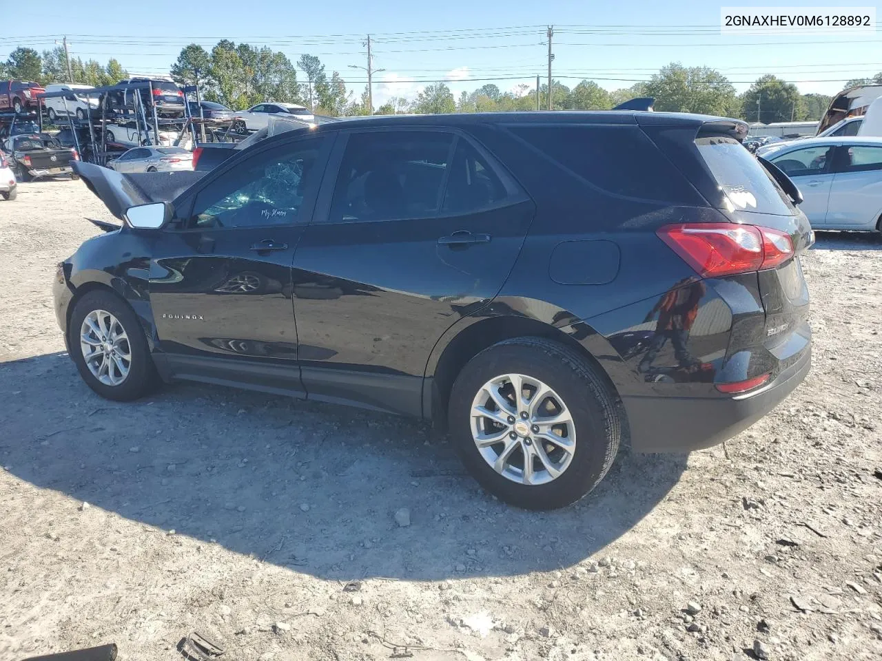 2021 Chevrolet Equinox Ls VIN: 2GNAXHEV0M6128892 Lot: 73598154